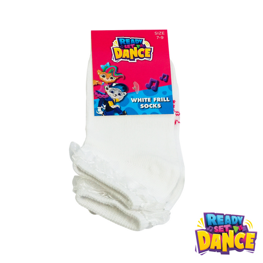 READY SET DANCE- Frill socks